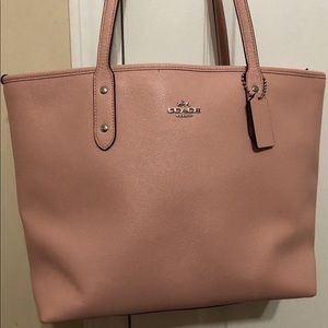 Coach zip top tote